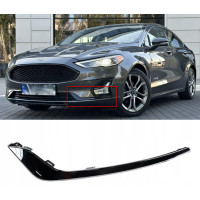Накладка переднього бампера ліва Ford Fusion, Mondeo 19- (Тайвань) чорний глянець