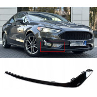 Накладка переднього бампера права Ford Fusion, Mondeo 19- (Тайвань) чорний глянець
