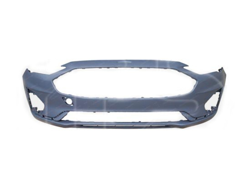 Передній бампер Ford Fusion, Mondeo 19- (Китай) без отв. під омивач та п/тронік KS7317757R