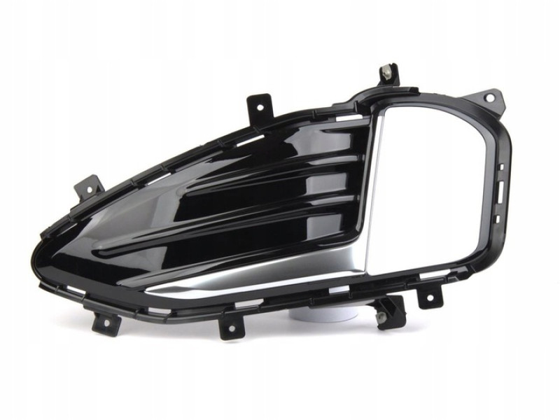 Решітка бампера права Ford Edge 18- (Тайвань) з отвором, молдинг хром