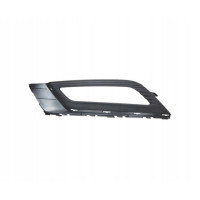 Решітка переднього бампера ліва Ford Mondeo 17 -19, Fusion 17-19 (Тайвань) під ПТФ H8, чорна текстура