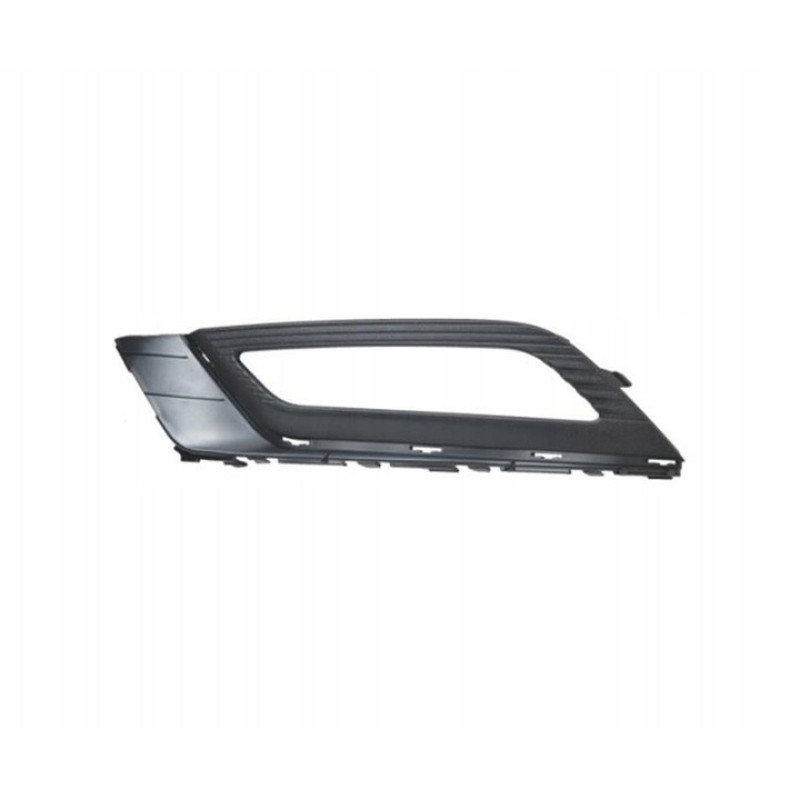 Решітка переднього бампера ліва Ford Mondeo 17 -19, Fusion 17-19 (Тайвань) під ПТФ H8, чорна текстура