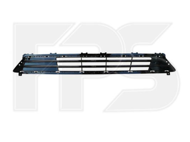 Решітка бампера середня Ford Fusion/Mondeo 19- (Тайвань) глянець, чорна