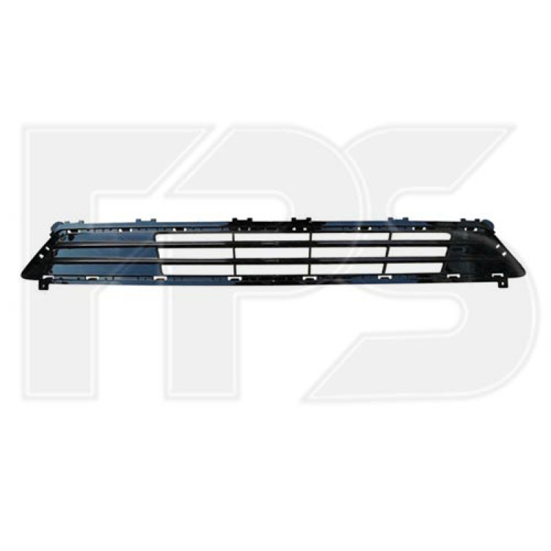 Решітка бампера середня Ford Fusion/Mondeo 19- (Тайвань) глянець, чорна