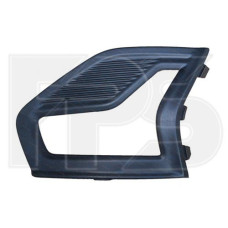 Решітка бампера ліва Ford Fusion/Mondeo 19- (Тайвань) текстура, чорна з отвором П/ТУМ