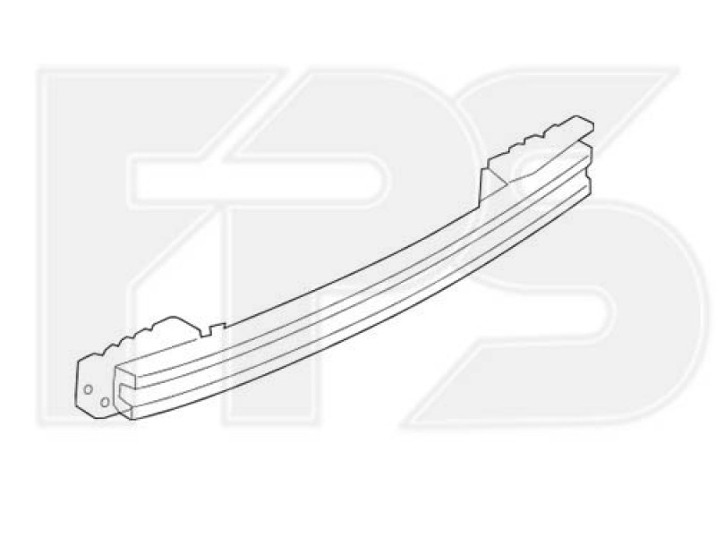 Підсилювач заднього бампера Ford Edge 18- (Тайвань) підсилювач