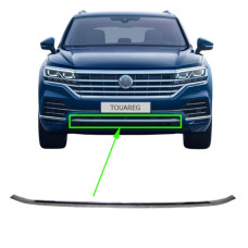 Молдинг переднього бампера хром VW Touareg 3 2019- FPS 7608532452ZZ