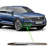 Молдинг переднього бампера правий хром VW Touareg 3 2019- FPS 7608532542ZZ