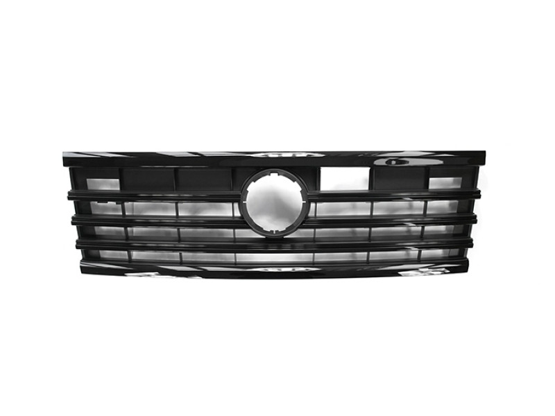 Решітка радіатора середня VW Touareg 3 R-Line 19- (Тайвань) чорна 760853651JBUS