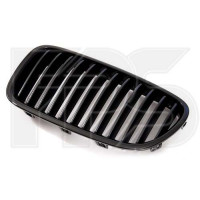 Решітка радіатора ліва BMW 5 F10 10-13 (Тайвань) чорний глянець