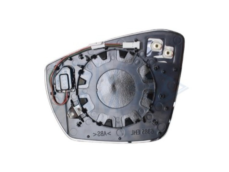 Вкладиш дзеркала правий з обігрівом та датчиком сліпої зони VW T-Roc 2017- Китай