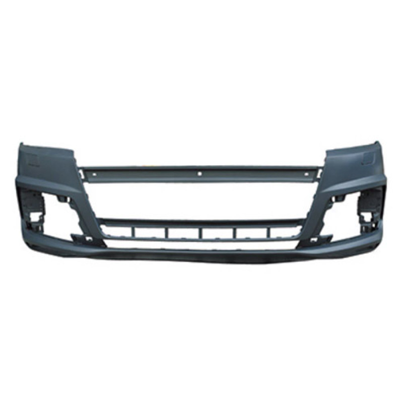 Бампер передній з отворами під омивачі Audi Q7 S-Line 2015-2020 Тайвань 4M0807065DGRU