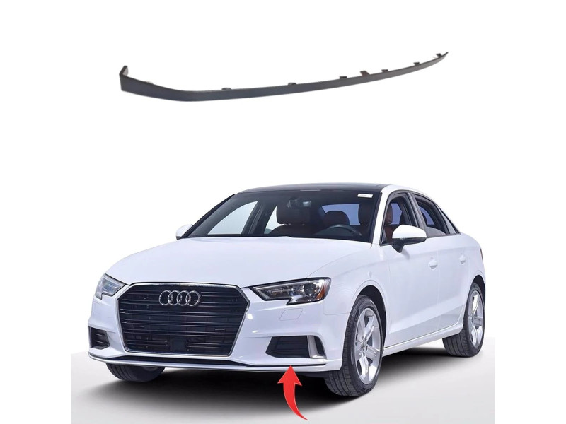 Молдинг переднього бампера ліва Audi A3 8V седан 2017-2020 FPS 8V5807533A