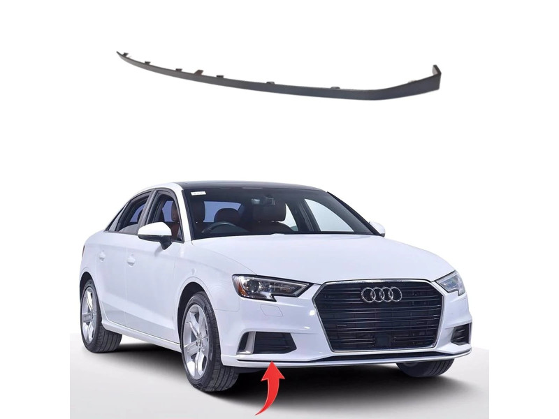 Молдинг переднього бампера права Audi A3 8V седан 2017-2020 FPS 8V5807534A