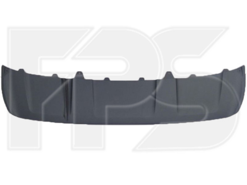 Накладка бампера передня середня Audi Q3 2015-2018 Тайвань