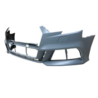 Бампер передній (без парктроніків, з отворами для омивача) Audi A3 S-line хетчбек 2017-2020 Китай 8V0807065ACGRU