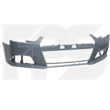 Бампер передній Audi A4 B9 2016- Китай без отворів