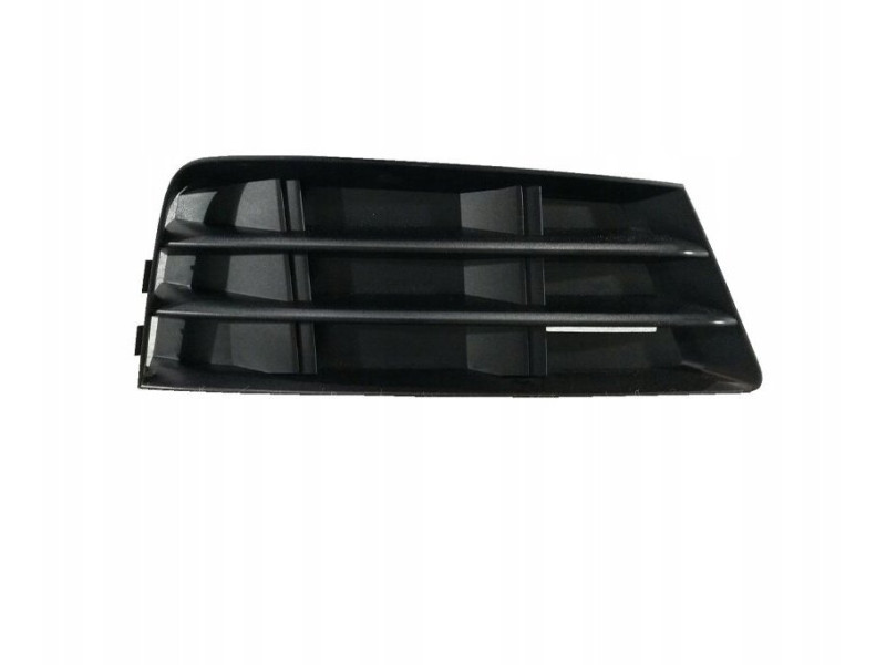 Решітка бампера права Audi A4 B9 16- (Тайвань) без отвору, чорна 8W08076829B9