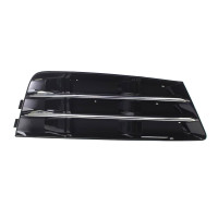 Решітка бампера права без отвору з хром молдингами Audi A4 B9 2016- (Тайвань) 8W0807682R