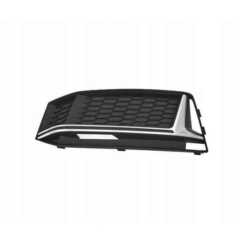 Решітка переднього бампера ліва Audi A4 B9 S-Line 2016-2018 8W0807681K