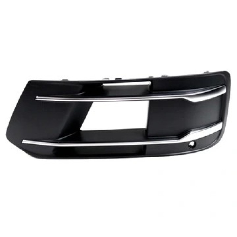 Решітка переднього бампера ліва Audi Q7 15-20 (Тайвань) з отв. під п/тронік 4M0807681Q 