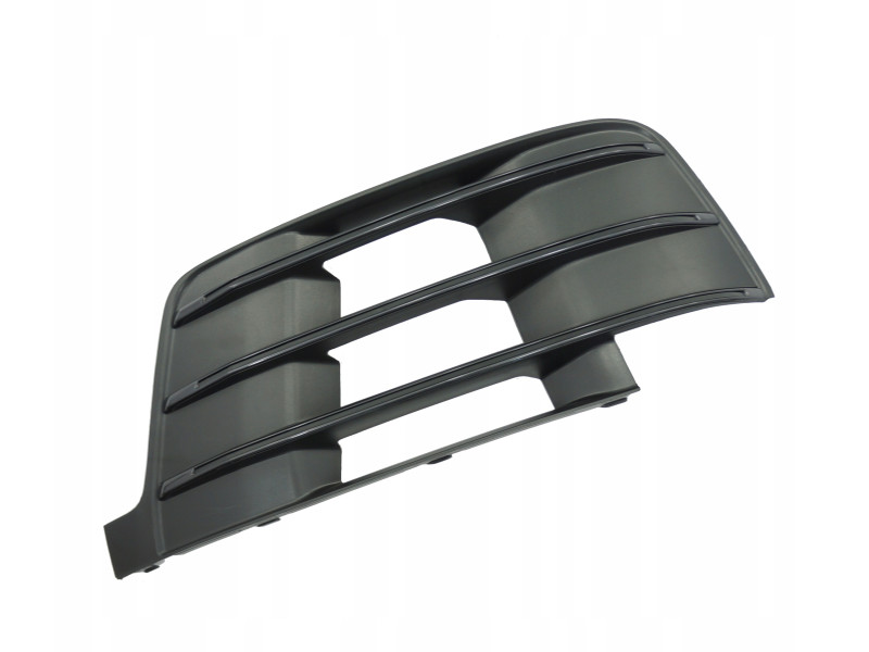 Решітка переднього бампера ліва Audi Q7 S-Line 15-20 (Тайвань) чорна 4M0807681F