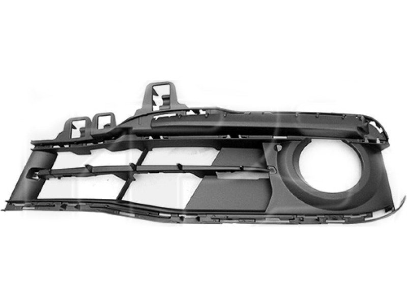 Решітка переднього бампера ліва BMW 3 F30 Sport 16-19 (Тайвань) з отв. під ПТФ 