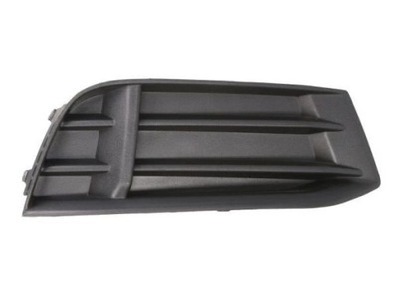 Решітка переднього бампера права Audi A3 седан 17-20 (Тайвань) без отвора, чорна 8V5807682M9B9