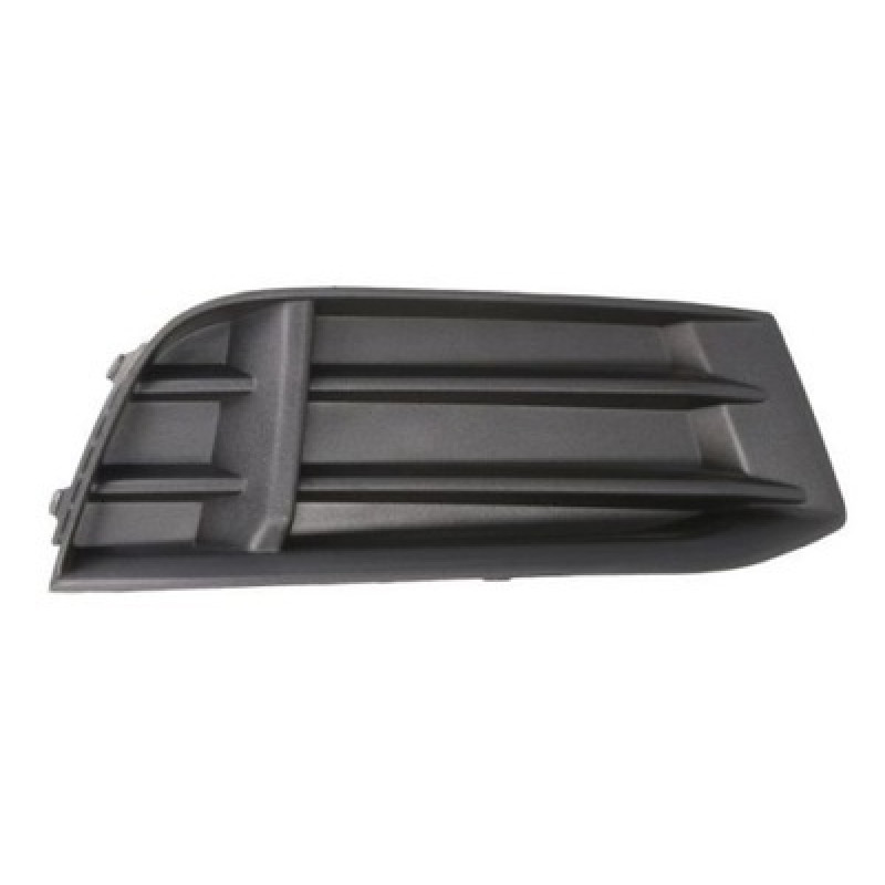 Решітка переднього бампера права Audi A3 седан 17-20 (Тайвань) без отвора, чорна 8V5807682M9B9