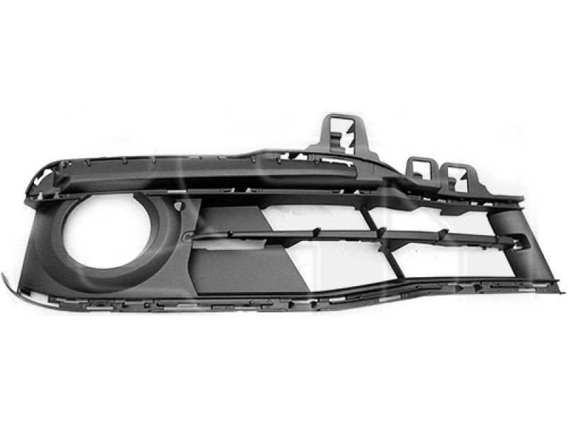 Решітка переднього бампера права BMW 3 F30 Sport 16-19 (Тайвань) з отв. під ПТФ 