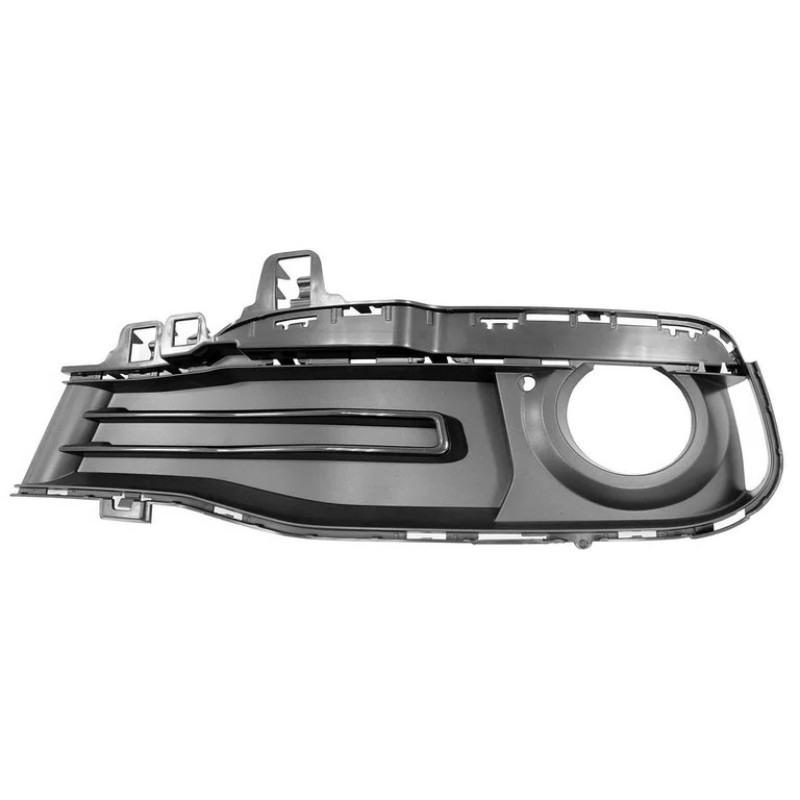 Решітка в бампер ліва BMW 3 F30 16-19 (Тайвань) з отв. під ПТФ 51117396857