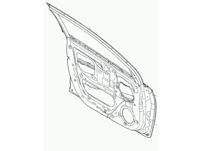 Передні ліві двері Hyundai Accent 5 2018- (Китай) 76003H6000