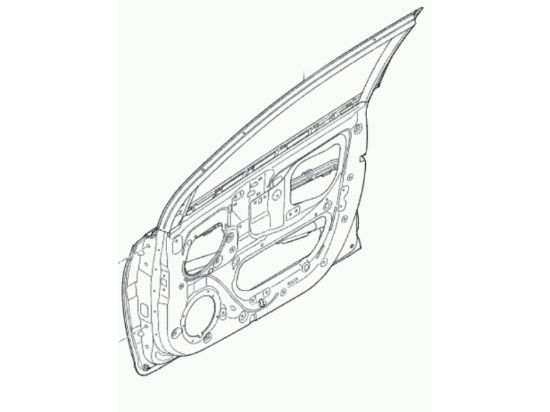 Двері передні праві Hyundai Accent 2018- (Китай) 76004H6000