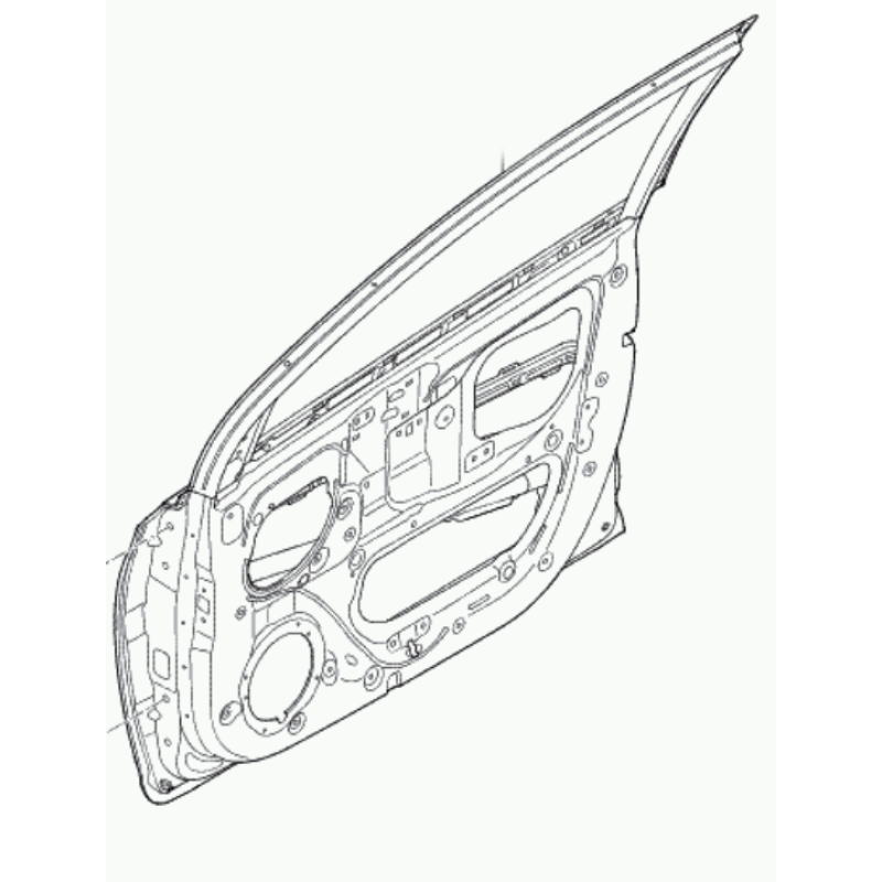 Двері передні праві Hyundai Accent 2018- (Китай) 76004H6000