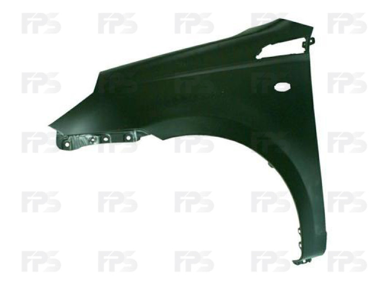 Крило переднє ліве Chevrolet Aveo Т255 08 - хетчбек, з отв. під решітку (FPS) 95198279