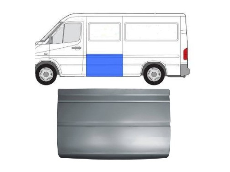 Ремчастина боку ліва для Mercedes Sprinter W901 95-05, VW LT 95-06 (Polcar) 75 см 