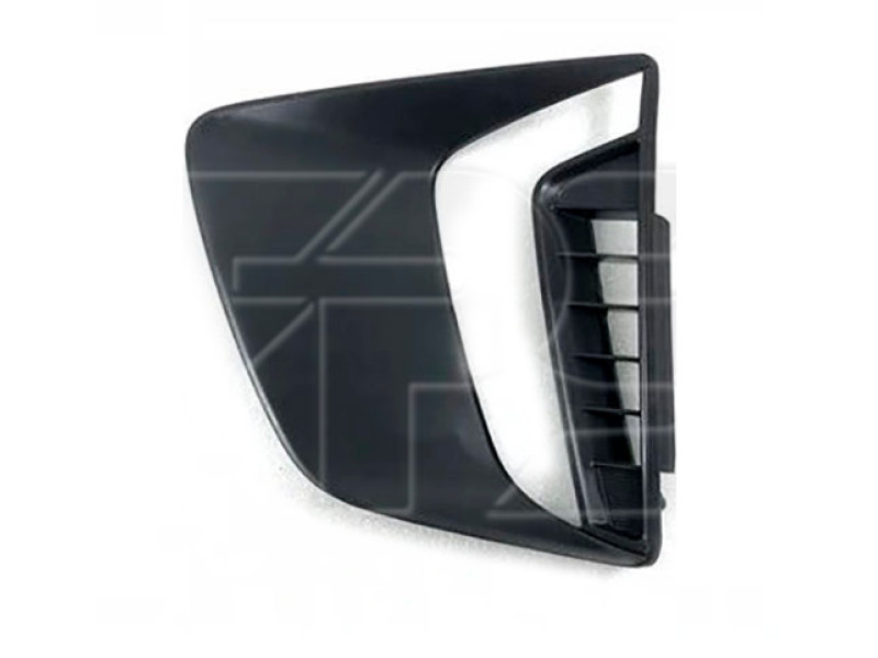 Решітка переднього бампера ліва Hyundai Ioniq 17- (Тайвань) з отв. під DRL