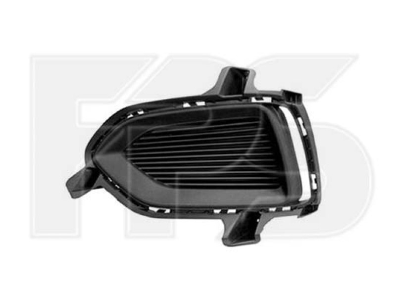 Решітка бампера ліва Hyundai Accent 5 18- (Тайвань) без отвору