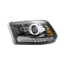 Фара передня ліва Dodge RAM 2013-2015 (HIR2/HB3/LED) DEPO 68093221AD
