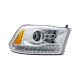 Фара передня права Dodge RAM 2013-2015 (HIR2/HB3/LED) DEPO 68093216AB