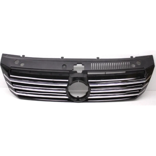 Решітка радіатора VW Passat B7 USA 2011-2015 (TP, China) з хром молдингами 561853651A0QE