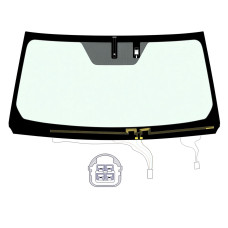 Лобове скло (датчик, обігрів, проєкція) Toyota Land Cruiser 300 2021- XYG