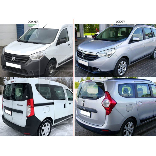 Скло кузовне заднє праве Renault Lodgy / Dacia Lodgy 2012-2022 Sekurit