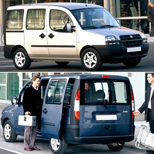 Скло задньої кватирки ліве Fiat Doblo I 2000-2009 XYG