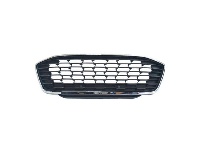 Решітка радіатора Ford Puma 19- (Тайвань) чорна, хром. молд. 2456978