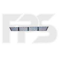 Решітка бампера Mercedes E-Class W211 06-09 середня, чорна (FPS) 2118850122