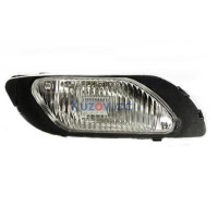 Протитуманна фара Daewoo Nexia 95-08 права (FPS) рифлене скло, чорна рамка 96175353