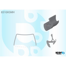 Молдинг лобового скла Toyota Yaris 1999-2006