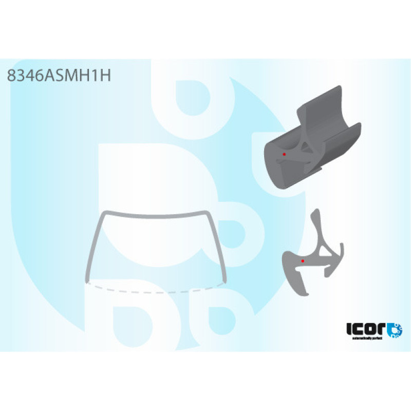 Молдинг лобового скла Toyota Avensis T25 2003-2008 БЕЗ БІЧН.КАНАВОК