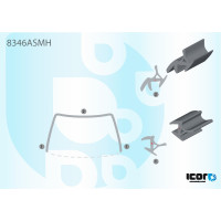 Молдинг лобового скла Toyota Avensis T25 2003-2008